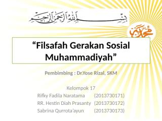 Filsafah Gerakan Sosial Muhammadiyah 17.pptx