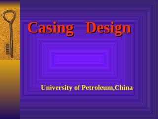 Casing   Design.ppt